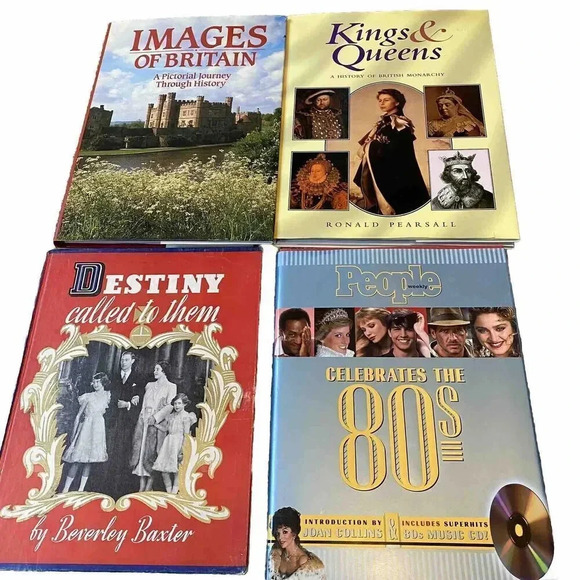 VTG Magazines Lot Of 4 Celebrates The 80s King & Queen Destiny Images Of Britain - Picture 1 of 5